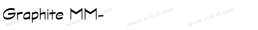 Graphite MM字体转换